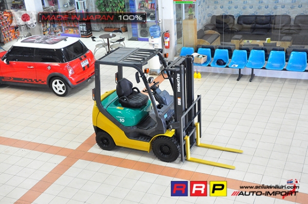 ขายรถโฟล์คลิฟท์มือสอง KOMATSU รุ่น FG10T-20-654788 นำเข้าจากประเทศญี่ปุ่น 100\% ไม่เคยใช้งานในไทย