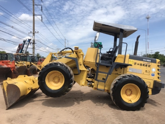 ขายรถตักล้อยาง KOMATSU WA100-3 (2,XXX ชั่วโมง) นำเข้าเองจากญี่ปุ่น สภาพสวยพร้อมใช้งาน