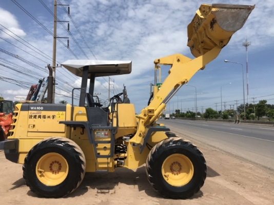 ขายรถตักล้อยาง KOMATSU WA100-3 (2,XXX ชั่วโมง) นำเข้าเองจากญี่ปุ่น สภาพสวยพร้อมใช้งาน