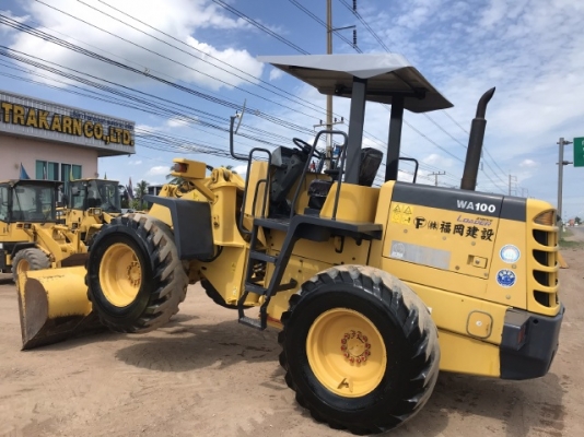 ขายรถตักล้อยาง KOMATSU WA100-3 (2,XXX ชั่วโมง) นำเข้าเองจากญี่ปุ่น สภาพสวยพร้อมใช้งาน