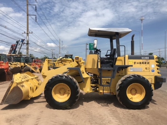 ขายรถตักล้อยาง KOMATSU WA100-3 (2,XXX ชั่วโมง) นำเข้าเองจากญี่ปุ่น สภาพสวยพร้อมใช้งาน