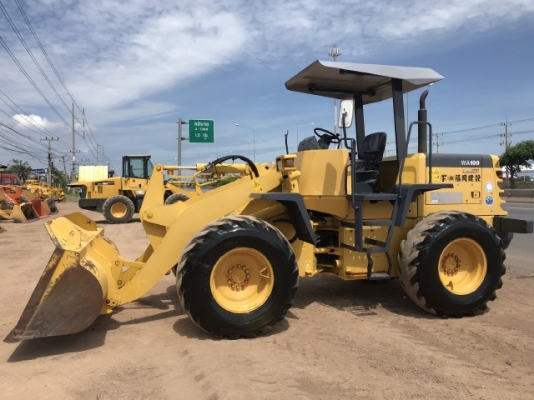 ขายรถตักล้อยาง KOMATSU WA100-3 (2,XXX ชั่วโมง) นำเข้าเองจากญี่ปุ่น สภาพสวยพร้อมใช้งาน