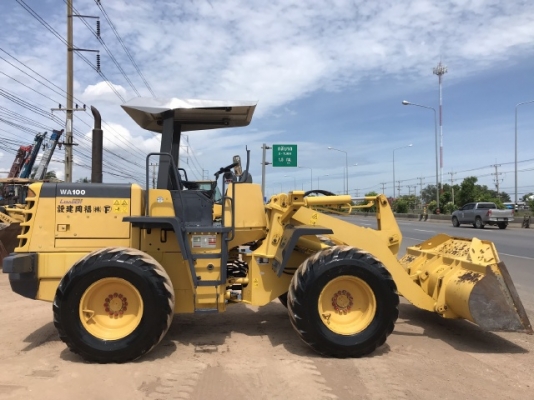 ขายรถตักล้อยาง KOMATSU WA100-3 (2,XXX ชั่วโมง) นำเข้าเองจากญี่ปุ่น สภาพสวยพร้อมใช้งาน