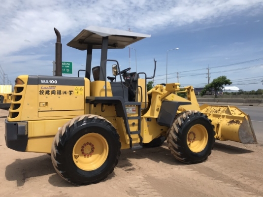 ขายรถตักล้อยาง KOMATSU WA100-3 (2,XXX ชั่วโมง) นำเข้าเองจากญี่ปุ่น สภาพสวยพร้อมใช้งาน