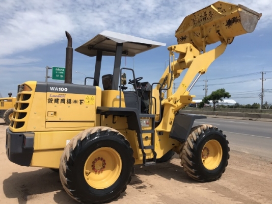 ขายรถตักล้อยาง KOMATSU WA100-3 (2,XXX ชั่วโมง) นำเข้าเองจากญี่ปุ่น สภาพสวยพร้อมใช้งาน