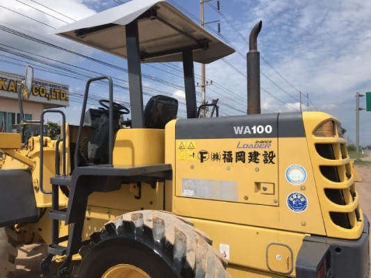 ขายรถตักล้อยาง KOMATSU WA100-3 (2,XXX ชั่วโมง) นำเข้าเองจากญี่ปุ่น สภาพสวยพร้อมใช้งาน