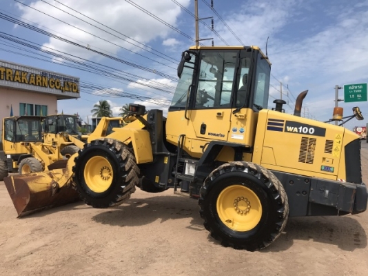 ขายรถตักล้อยาง KOMATSU WA100-6 ปี 2013 นำเข้าเองจากญี่ปุ่น สภาพสวยพร้อมใช้งาน มีVDOการทำงานครับ