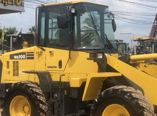 ขายรถตักล้อยาง KOMATSU WA100-6 ปี 2013 นำเข้าเองจากญี่ปุ่น สภาพสวยพร้อมใช้งาน มีVDOการทำงานครับ