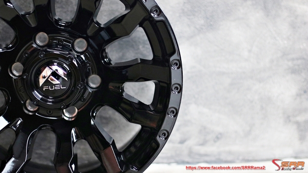 FUEL-BLITZ D675 ขอบ16 ET+1 GLOSSY BLACK