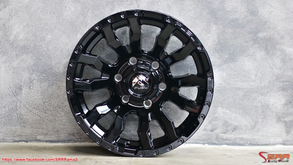 FUEL-BLITZ D675 ขอบ16 ET+1 GLOSSY BLACK