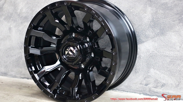 FUEL-BLITZ D675 ขอบ16 ET+1 GLOSSY BLACK