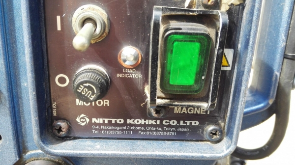 สว่านแม่เหล็กเจ็ทบอชญี่ปุ่น NITTO JET-BROACH JAPAN รุ่น WOJ 3200 เจาะโต 32 mm ระยะทำงาน 50 mm ไฟบ้าน 220V สภาพสวยพร้อมใช้ สว่านแม่เหล็กเจ็ทบอชญี่ปุ่น NITTO JET-BROACH JAPAN รุ่น WOJ 3200 เจาะโต 32 mm ระยะทำงาน 50 mm ไฟบ้าน 220V สภาพสวยพร้อมใช้