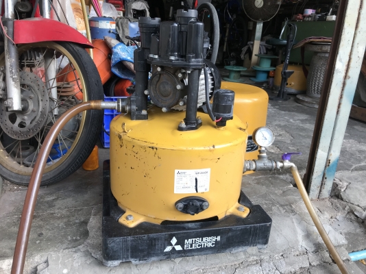 ขายปั๊มน้ำอัตโนมัติ Mitsubishi 250W สภาพสวยใหม่มาก หมุนนิ่ม ตรวจเช็คแรงดันเรียบร้อย ไม่มีรั่วซึม พร้อมใช้งาน ราคา 3,000 บาทพร้อมส่ง