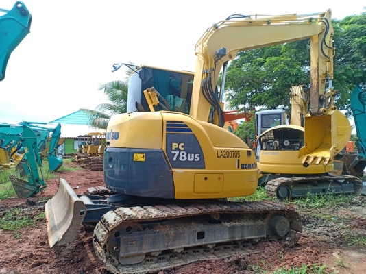 ขายจ้า..KOMATSU PC78US-8. เก่านอกแท้ เดิมๆๆ มีลายแย๊ก  พร้อมผานดัน สภาพสวย โทร089-3818694 จ๊อย