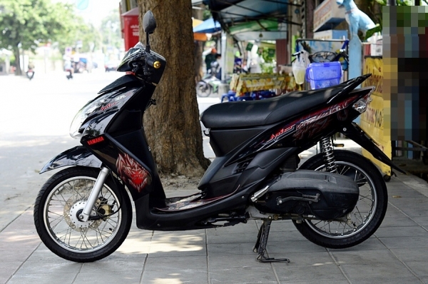 mio115 สีดำ คาบูร์ เครื่องเดิม 19900