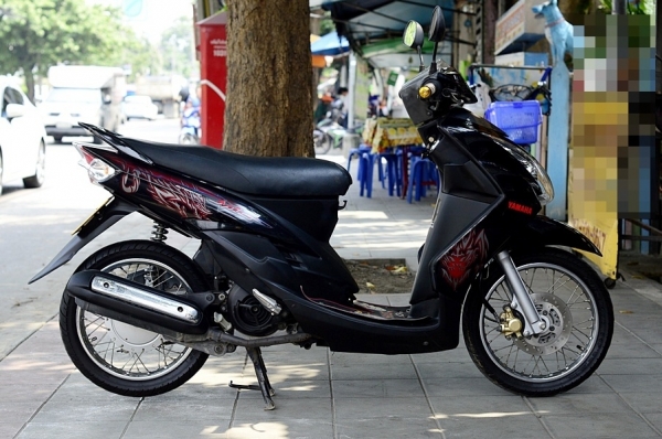 mio115 สีดำ คาบูร์ เครื่องเดิม 19900
