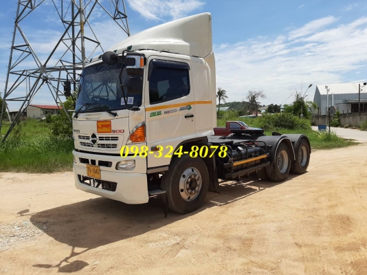 Hino 344 แรง ปี 56 สิบล้อหัวลากพร้อมหางพื้นเรียบ สามมิตร ยาว 12.50 เมตร พร้อมใช้งาน
