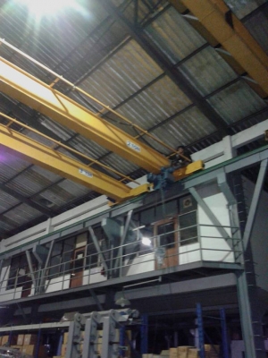 งานบริการออกแบบและติดตั้ง เครนโรงงาน เครนไฟฟ้า เครนยกของ overhead crane