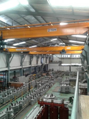 งานบริการออกแบบและติดตั้ง เครนโรงงาน เครนไฟฟ้า เครนยกของ overhead crane
