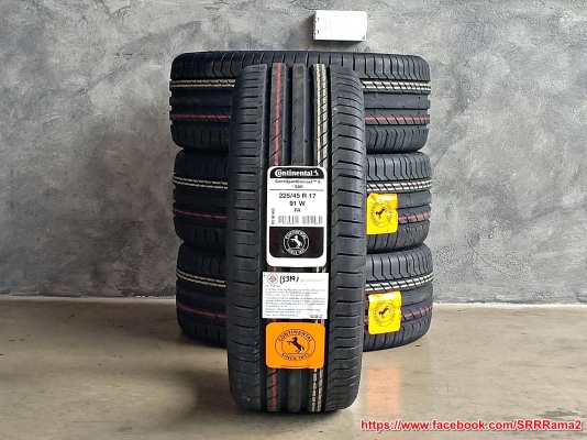 Continental ContiSportContact 5 SSR 225/45R17 ยางรันแฟลท GERMANY Continental ContiSportContact 5 SSR 225/45R17 ยางรันแฟลท GERMANY