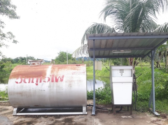 แท็งน้ำมัน 4,000 ลิตร พร้อมหัวจ่าย ขายยกชุด