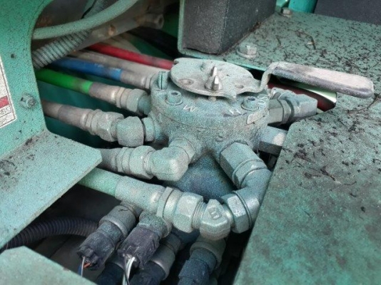 KOBELCO SK200-8 # YN12-58821 ใบ 70 มีลายหัวเจาะ มือสองญี่ปุ่น