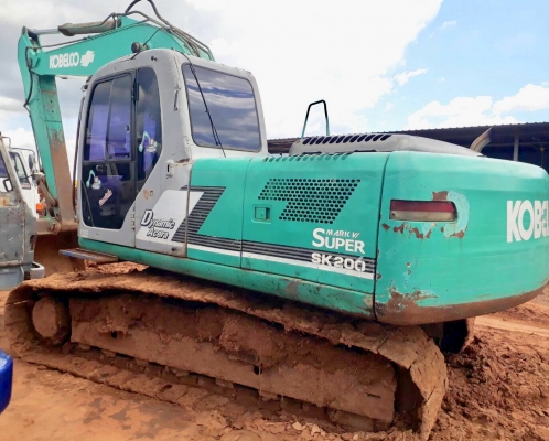 KOBELCO MARK 6 YN08 SK 200 เอกสารทะเบียน รถบอดี้สวยๆเดิมๆพร้อมใช้งาน เครื่องเดิมปั๊มแรงดีทำงานไม่โหลด ราคาต่อรองได้ครับ