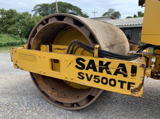 ขาย 1,150,000บาท รถบด SAKIA SV 500 TF เก่านอก 2 ปี 2 เพลา 2 เปลือก 1,xxx ชัวโมง เครื่อง ISUZU เครื่อ