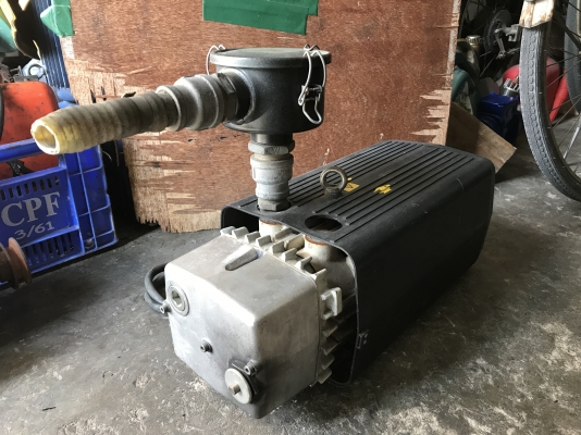 ขายปั๊มแวคคั่มสุญญากาศ ATB(Busch) 1.68HP. 380V made in Germany สภาพสวย หมุนนิ่ม ดูดแรง พร้อมใช้งาน