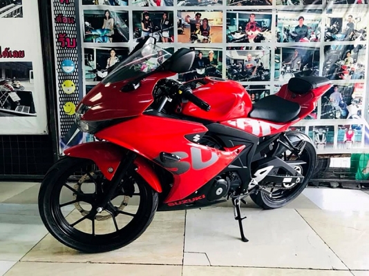 gsx-r 150 สีแดง ไมล์ 2 พันโล รถสวยน้องๆป้ายแดงเลยครับ 54,900