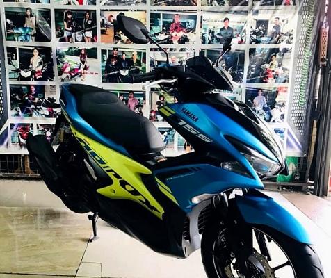 aerox สีฟ้าเขียว สีหายาก รถสวยเครื่องเดิม 49900