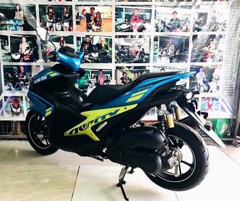 aerox สีฟ้าเขียว สีหายาก รถสวยเครื่องเดิม 49900