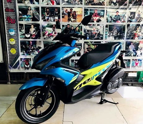 aerox สีฟ้าเขียว สีหายาก รถสวยเครื่องเดิม 49900