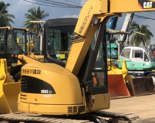 ขายรถขุด CAT 305CSR ปี 2009 นำเข้าเองจากญี่ปุ่น สภาพสวยพร้อมใช้ มีVDOการทำงานครับ