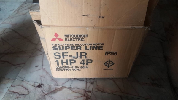 ขายมอเตอร์ไฟฟ้า 1HP (0.75KW) MITSUBISHI มือ 1 ขายมอเตอร์ไฟฟ้า 1HP (0.75KW) MITSUBISHI มือ 1