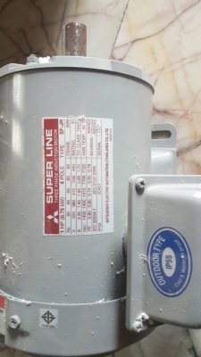 ขายมอเตอร์ไฟฟ้า 1HP (0.75KW) MITSUBISHI มือ 1 ขายมอเตอร์ไฟฟ้า 1HP (0.75KW) MITSUBISHI มือ 1