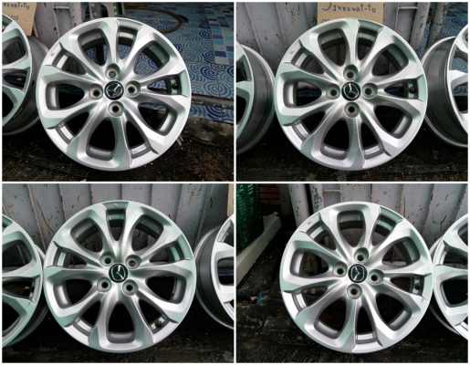 แม็ก Mazda2 Sky Activ15/Vios 16-4-100 ชุดละ 3200บาท/Dunlop 215-65-16 ปี19 7500 บาท