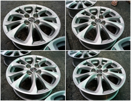 แม็ก Mazda2 Sky Activ15/Vios 16-4-100 ชุดละ 3200บาท/Dunlop 215-65-16 ปี19 7500 บาท