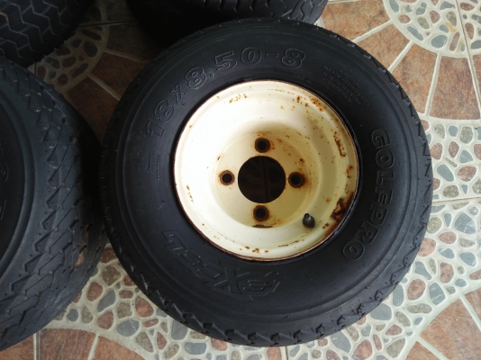ขายกะทะรถกอล์ฟ ขอบ 8&quot; เบอร์ 18x8.5 - 8   4 ล้อ ราคาถูก