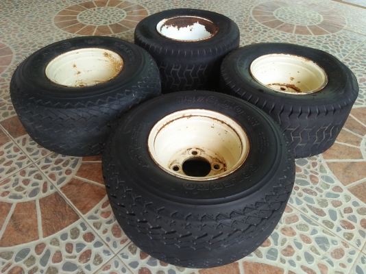 ขายกะทะรถกอล์ฟ ขอบ 8&quot; เบอร์ 18x8.5 - 8   4 ล้อ ราคาถูก
