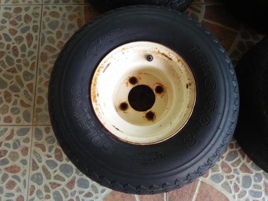 ขายกะทะรถกอล์ฟ ขอบ 8&quot; เบอร์ 18x8.5 - 8   4 ล้อ ราคาถูก