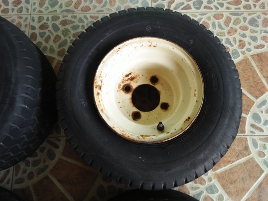 ขายกะทะรถกอล์ฟ ขอบ 8&quot; เบอร์ 18x8.5 - 8   4 ล้อ ราคาถูก