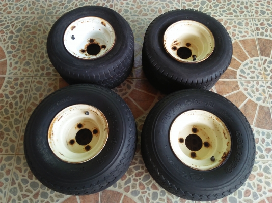 ขายกะทะรถกอล์ฟ ขอบ 8&quot; เบอร์ 18x8.5 - 8   4 ล้อ ราคาถูก