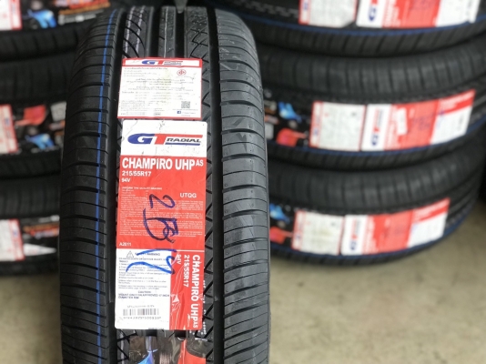 GT RADIAL UHP AS 215/55R17 ยางใหม่ปี19 ลดราคาพิเศษ
