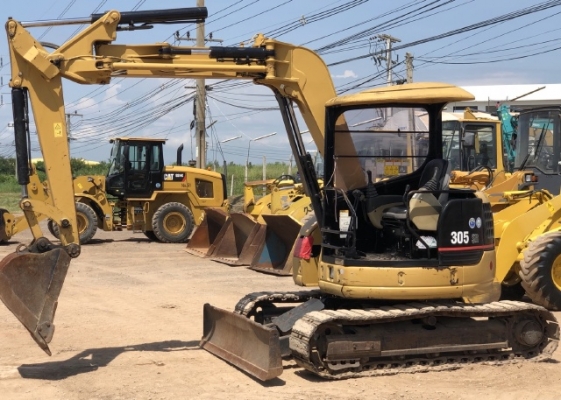 ขายรถขุด CAT 305SR คอนโทรลสั้น ปั๊มนิ้ว นำเข้าเองจากญี่ปุ่น สภาพสวยพร้อมใช้ มีVDOการทำงานครับ