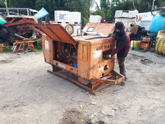 ขายถูกๆ ครับ เครื่องปั๊มลม เครื่องลม AIRMAN PDS125S เก่าญี่ปุ่นแท้ พร้อมใช้งาน ชมวีดีโอได้ครับ ขายถูกๆ ครับ เครื่องปั๊มลม เครื่องลม AIRMAN PDS125S เก่าญี่ปุ่นแท้ พร้อมใช้งาน ชมวีดีโอได้ครับ