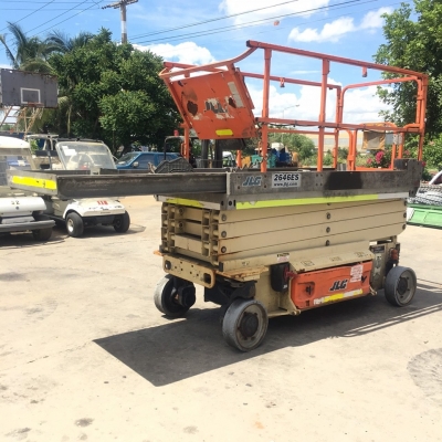 รถกระเช้า JLG ขากรรไกร 7.9เมตร ปี2011 ระบบไฟฟ้า ชาร์จไฟ 220v.