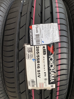 ยางใหม่ 205-55-16 Yokohama ปี 19 สวยกริ๊บ ยางใหม่ 205-55-16 Yokohama ปี 19 สวยกริ๊บ