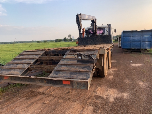 รถบรรทุกติดเครน Hino FL177 เครน3ตัน ทะเบียนพร้อม