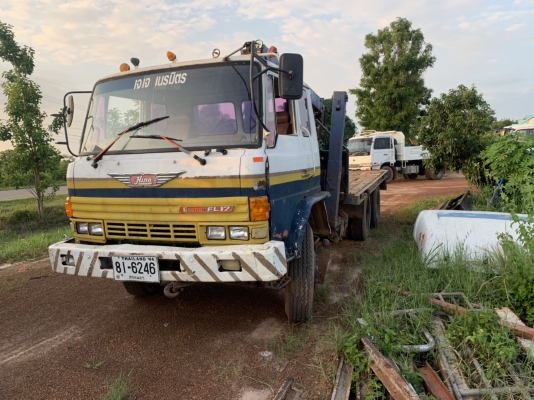 รถบรรทุกติดเครน Hino FL177 เครน3ตัน ทะเบียนพร้อม